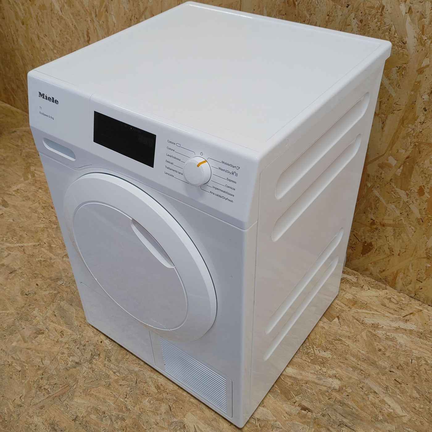 Miele TCC570WP EcoSpeed&8kg asciugatrice Libera installazione Caricamento frontale A+++ Bianco