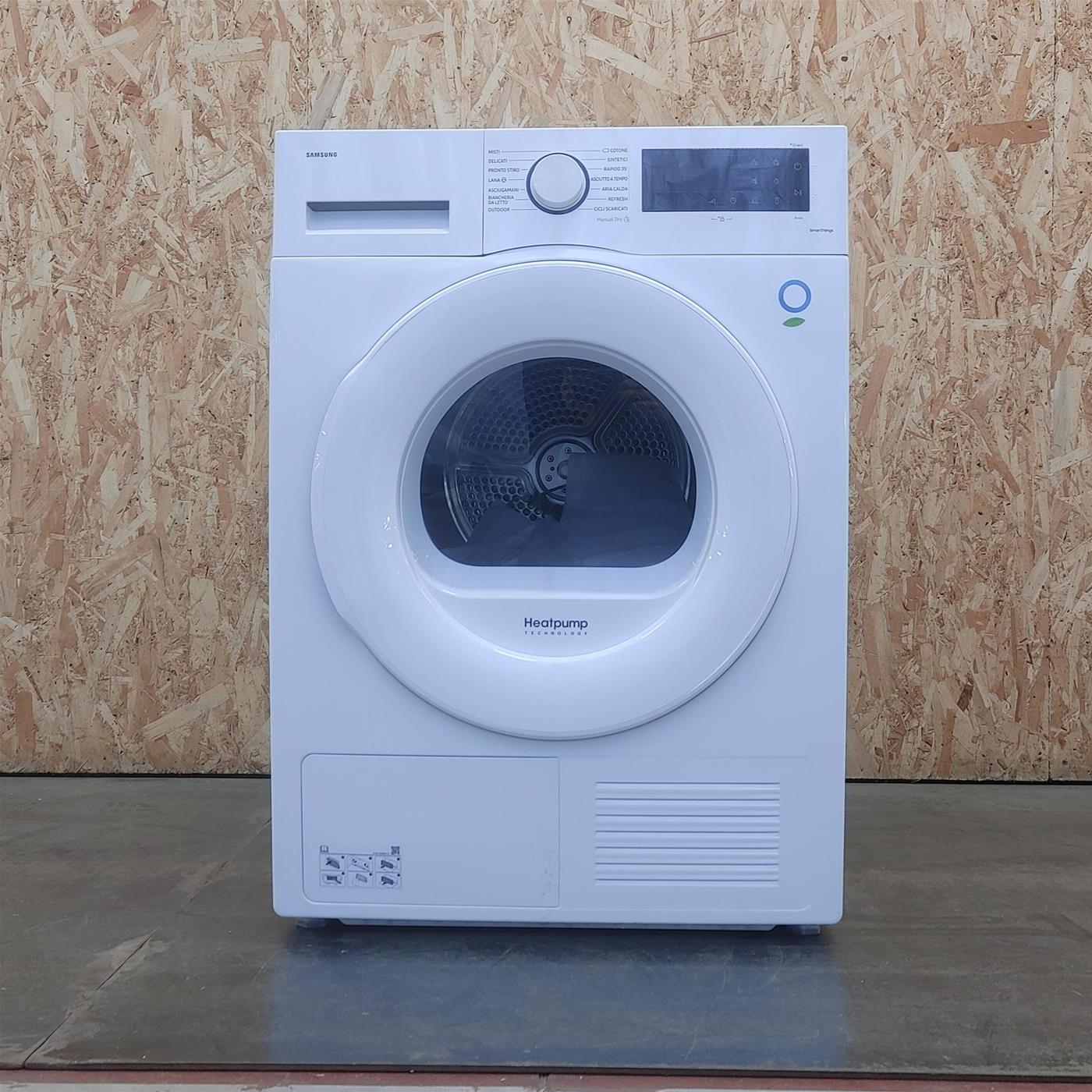 Asciugatrice Samsung DV90CGC0A0TE Libera installazione Carica frontale 9 kg A++ Bianco