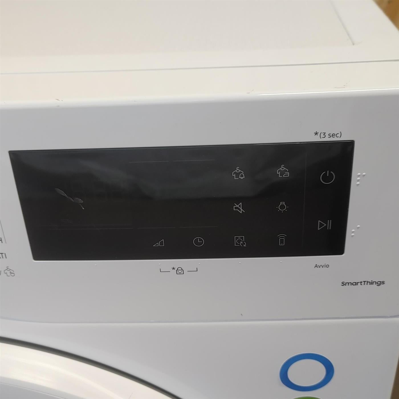 Asciugatrice Samsung DV90CGC0A0TE Libera installazione Carica frontale 9 kg A++ Bianco