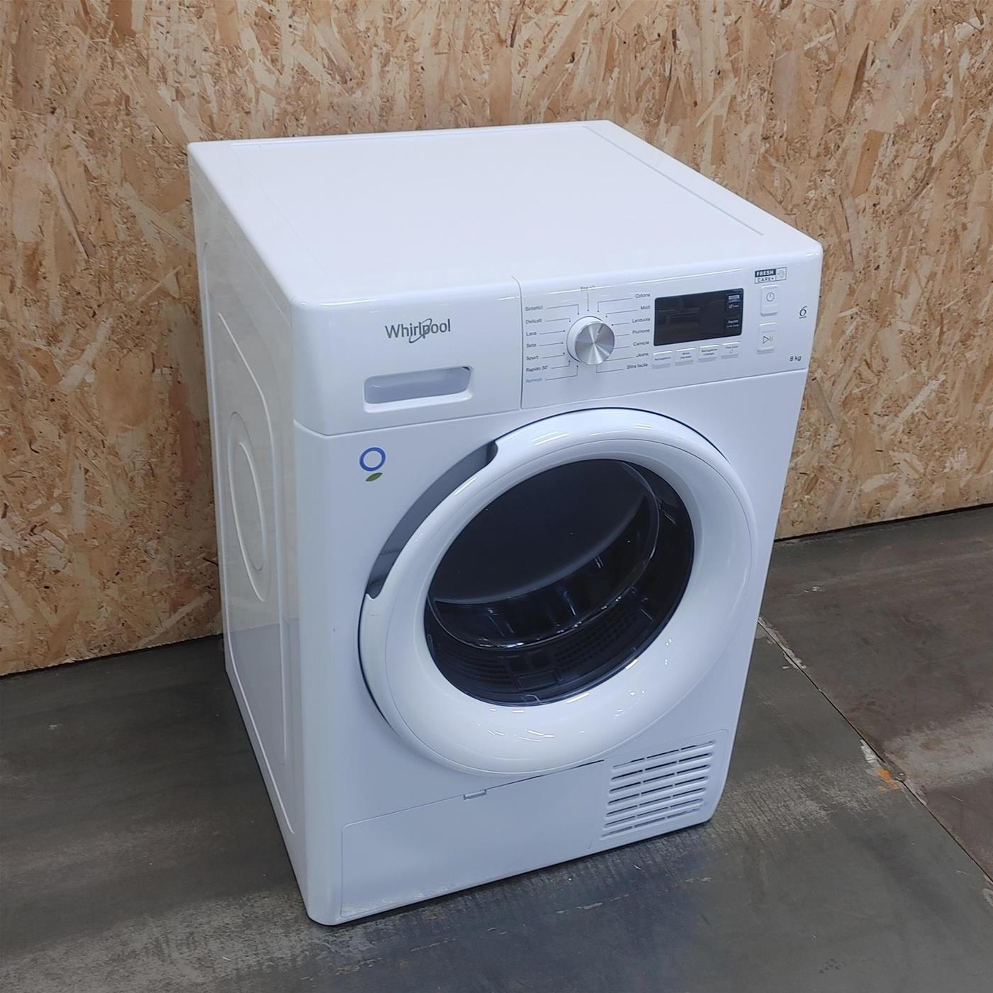 Whirlpool FFTN M11 82 SPT Asciugatrice Libera installazione Caricamento frontale 8 kg A++ Bianco