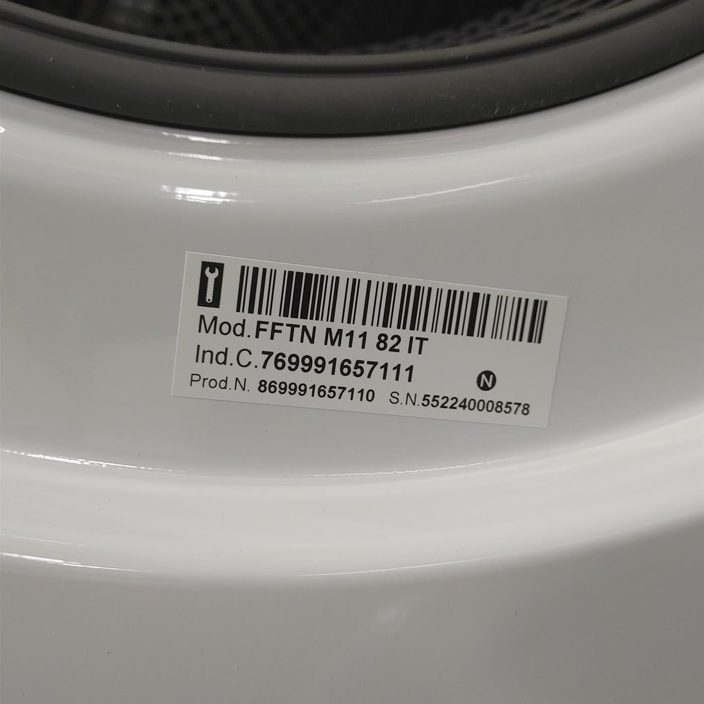 Whirlpool FFTN M11 82 SPT Asciugatrice Libera installazione Caricamento frontale 8 kg A++ Bianco