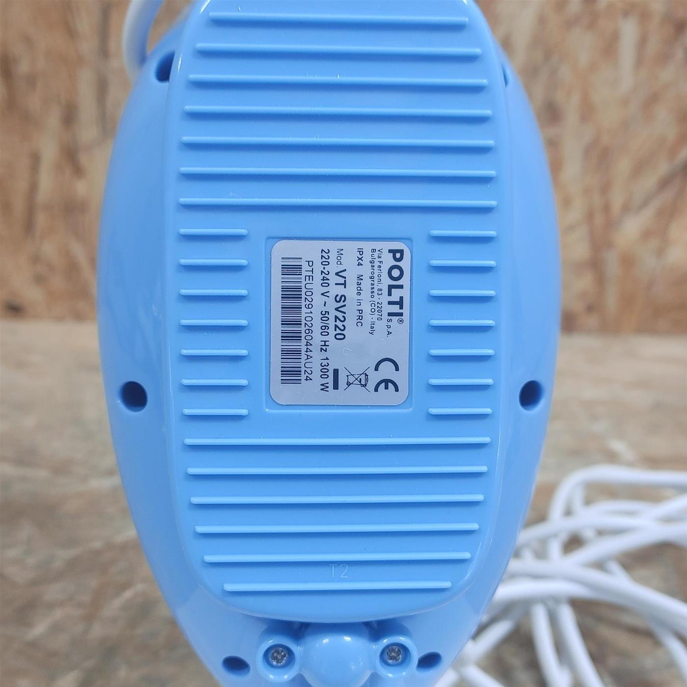 Polti Vaporetto SV220 Scopa a vapore 0,32 L 1300 W Blu, Bianco