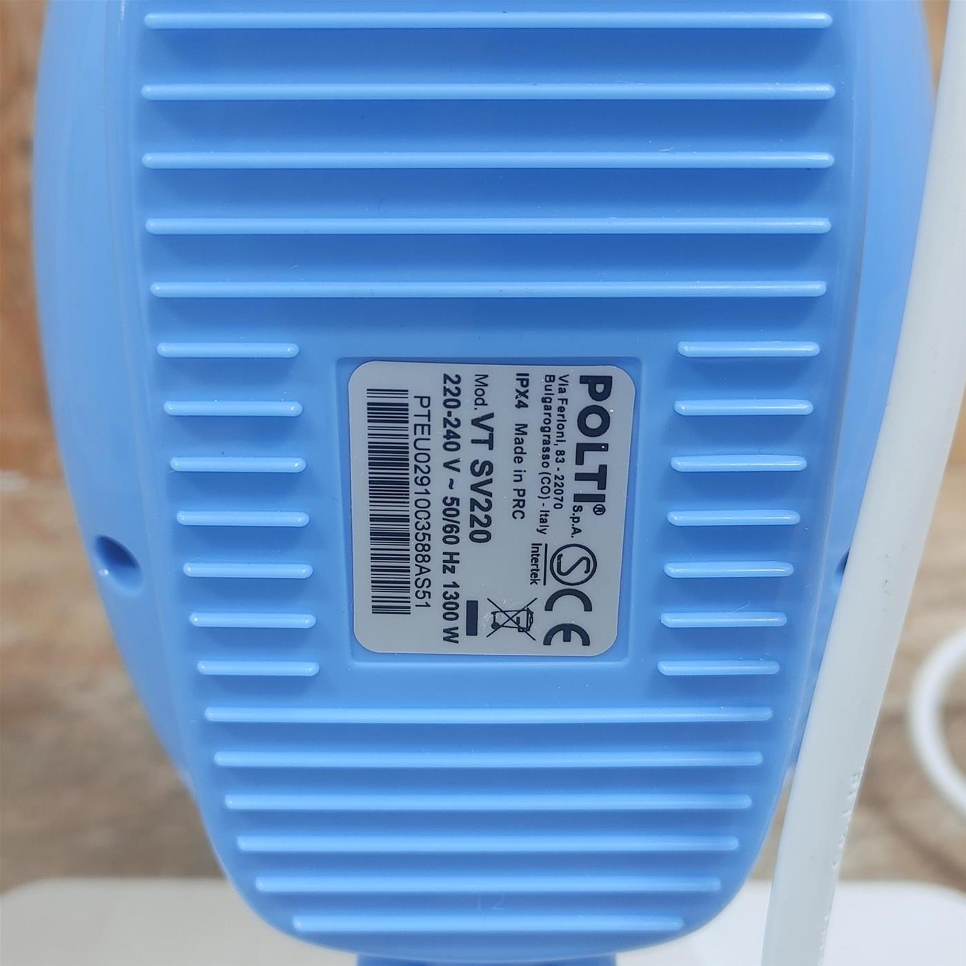 Polti Vaporetto SV220 Scopa a vapore 0,32 L 1300 W Blu, Bianco