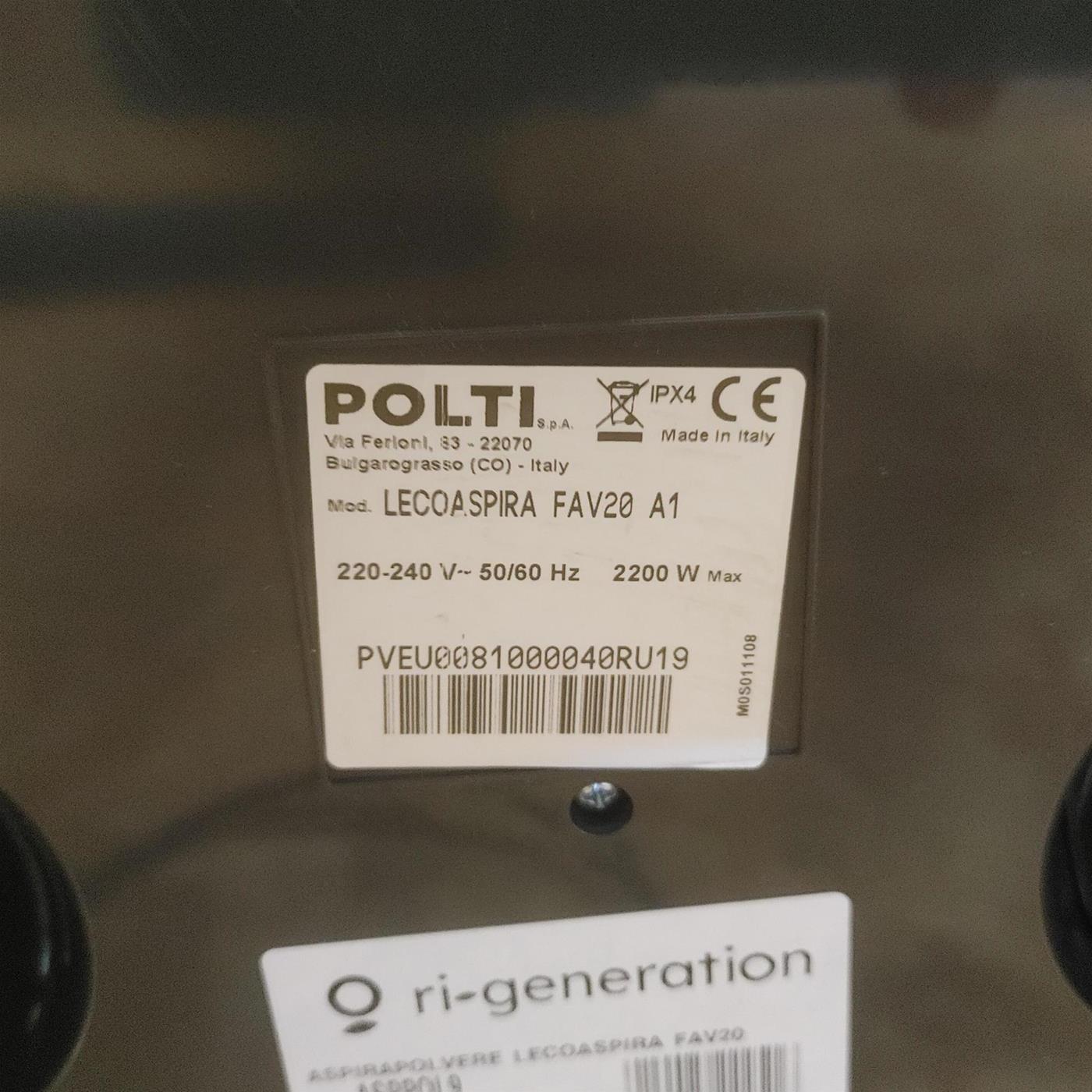 Polti Vaporetto Lecoaspira FAV20