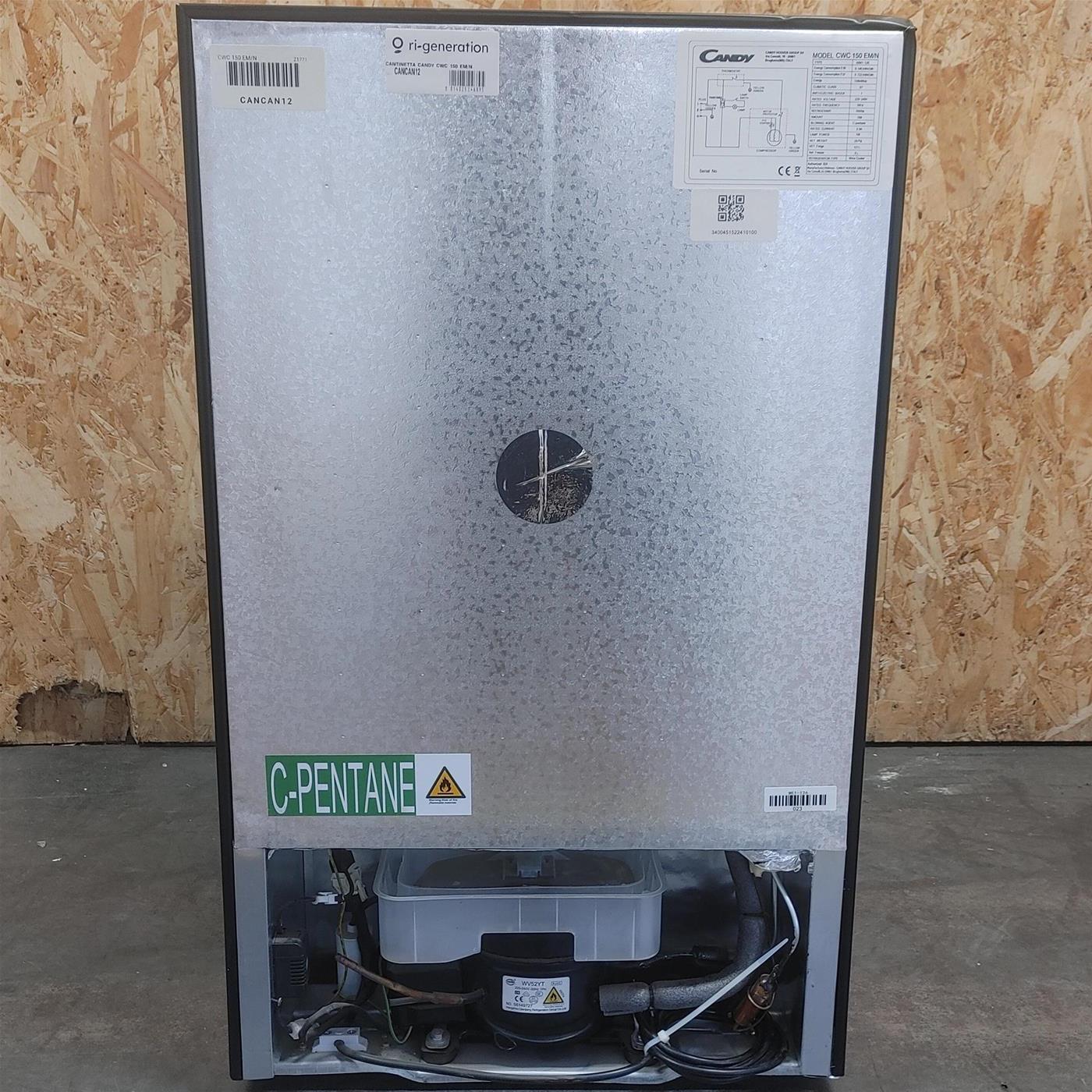 Cantinetta Vino Candy DiVino CWC 150 EM/N Libera installazione 41 bottiglie