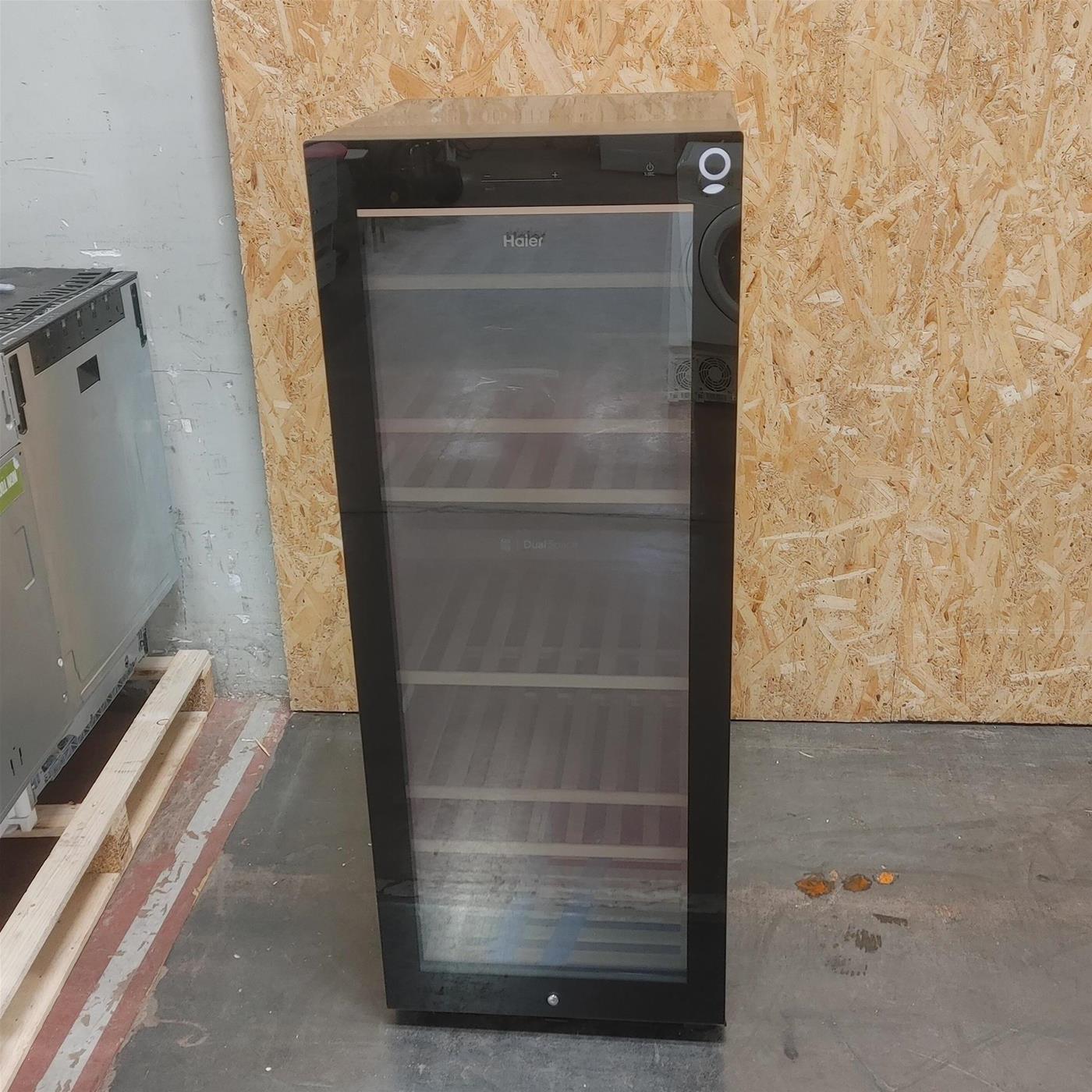 Haier Wine Bank 50 Serie 7 HWS77GDAU1 Cantinetta vino con compressore Libera installazione Nero 77 bottiglia/bottiglie