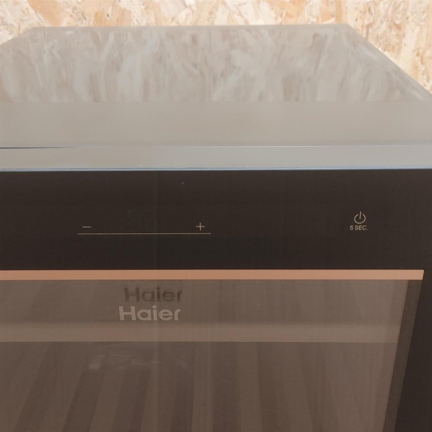 Haier Wine Bank 50 Serie 7 HWS77GDAU1 Cantinetta vino con compressore Libera installazione Nero 77 bottiglia/bottiglie