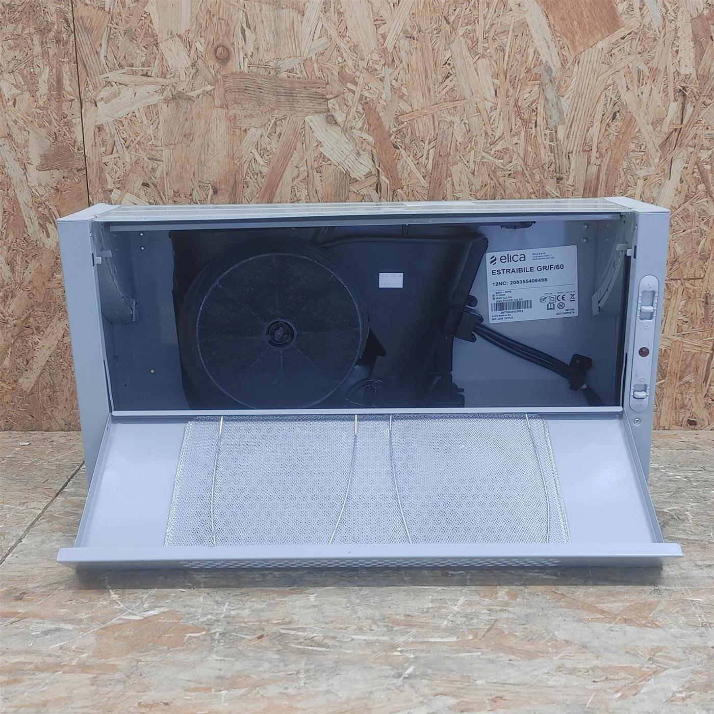 Cappa Elica Estraibile GR/F/60 Incasso
