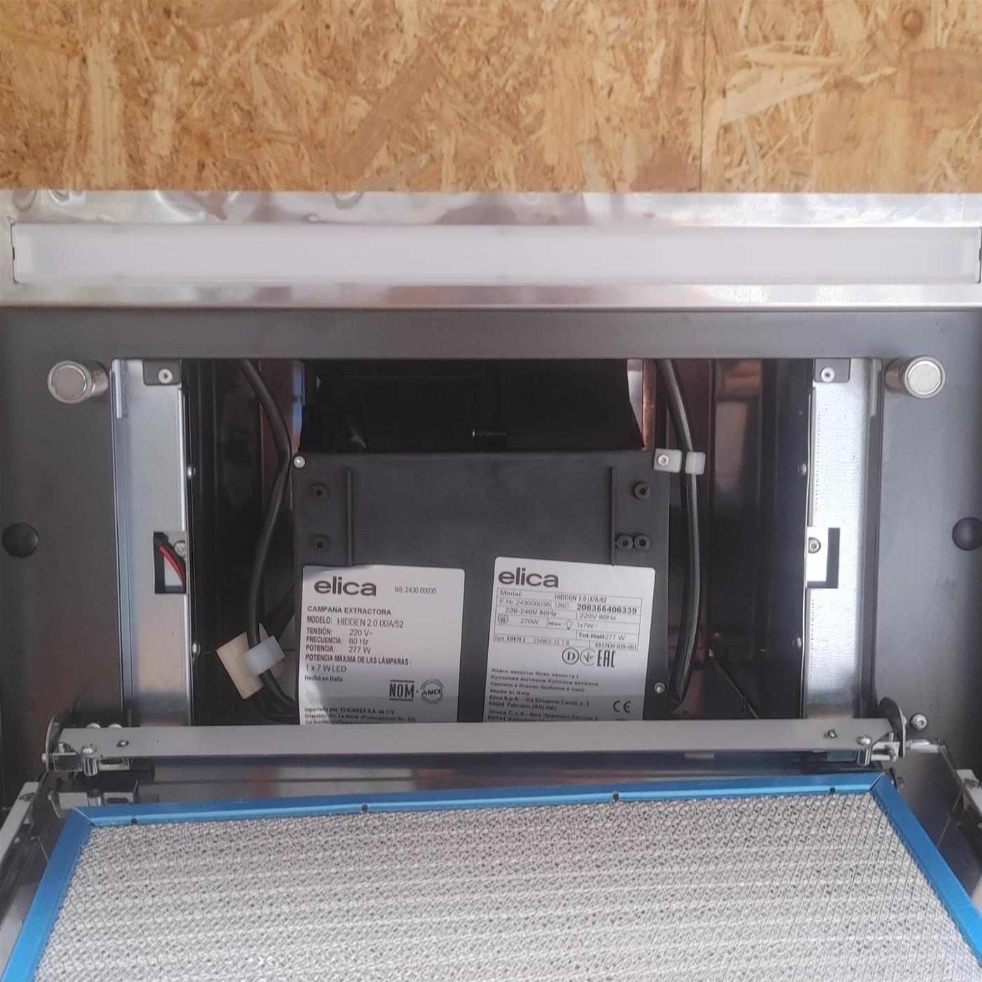 Cappa aspirante Elica HIDDEN 2.0 IX/A/52