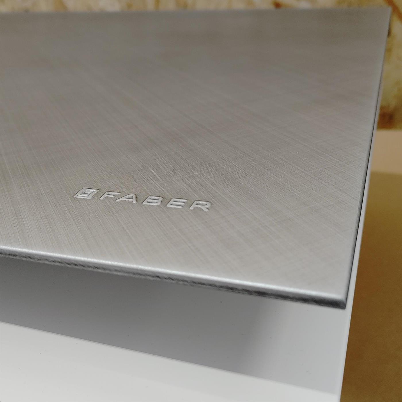 Faber TALIKA CT A80 Dream Cappa a parete cm. 80 - titanio effetto incrociato