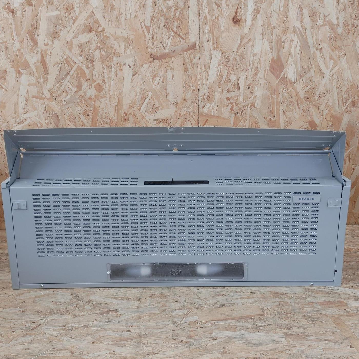 Faber Cappa Da Incasso 2152 SRM LG A90 315.0547.815 Finitura Grigio Chiaro Da 90 Cm