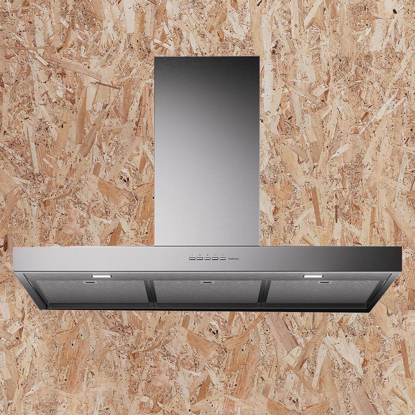 Falmec MERCURIO EVO Design Cappa parete cm 90 inox - motore 600 m3/h