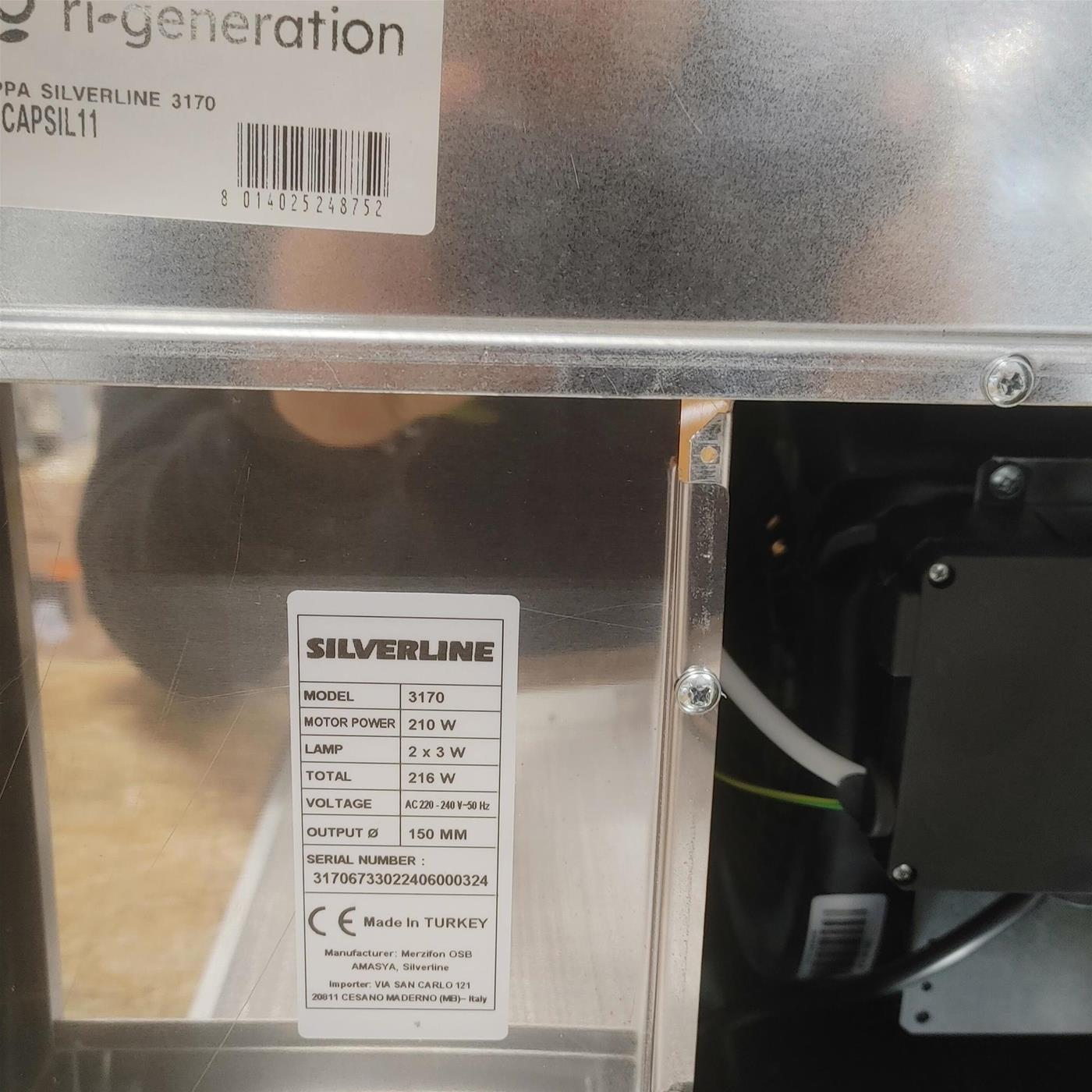 Cappa a parete SILVERLINE 3170 90cm Inox