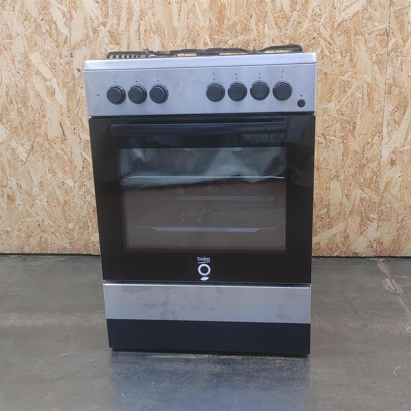 Cucina Beko FSE62110DX a Gas 4 fuochi