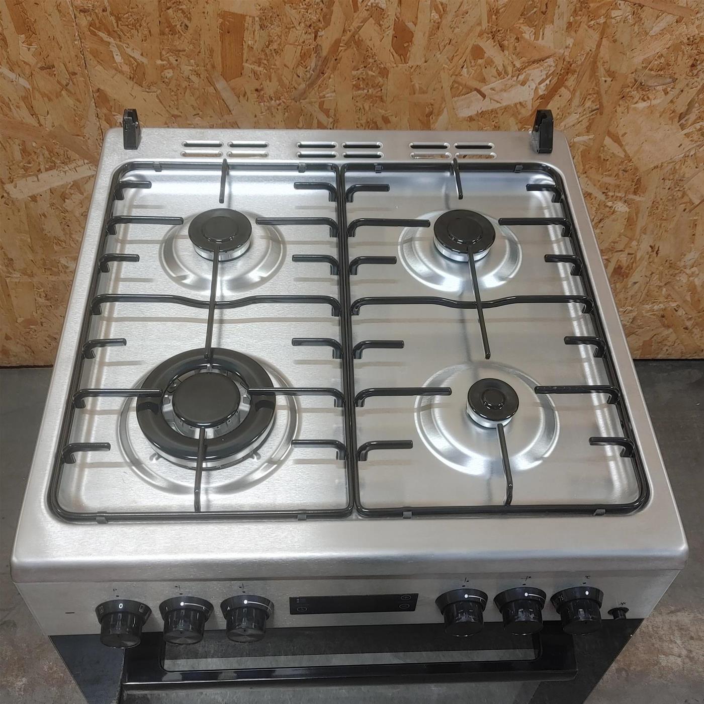 Cucina Beko FSE62110DXF a libera installazione Elettrica Gas