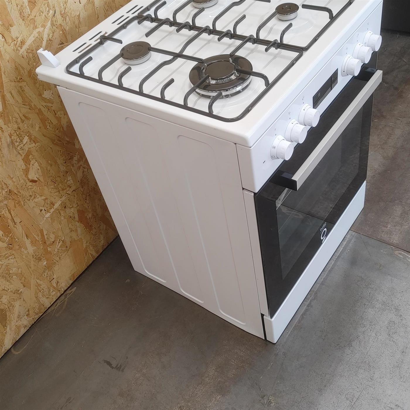 Cucina Beko FSE62110DWF a Gas 4 fuochi