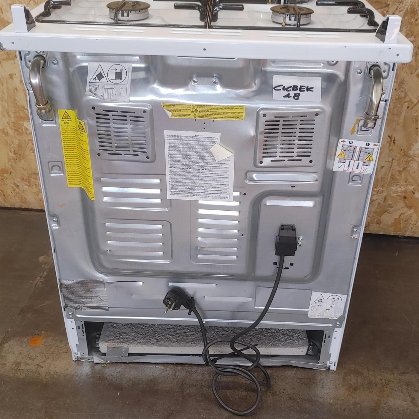 Cucina Beko FSE62110DWF a Gas 4 fuochi