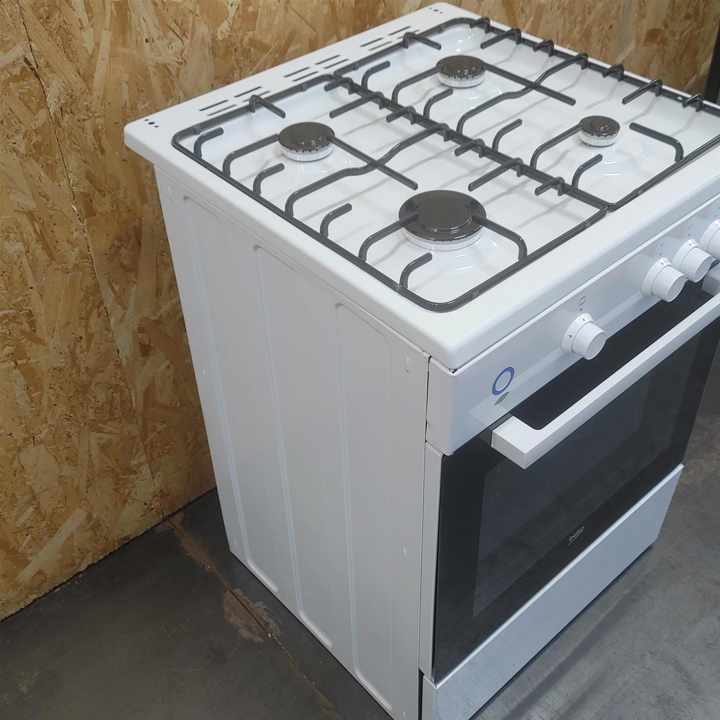 Cucina Beko FSG62000DW a Gas 4 fuochi