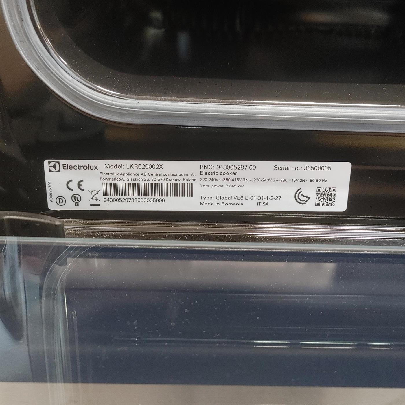 Cucina elettrica Electrolux LKR620002X 4 zone