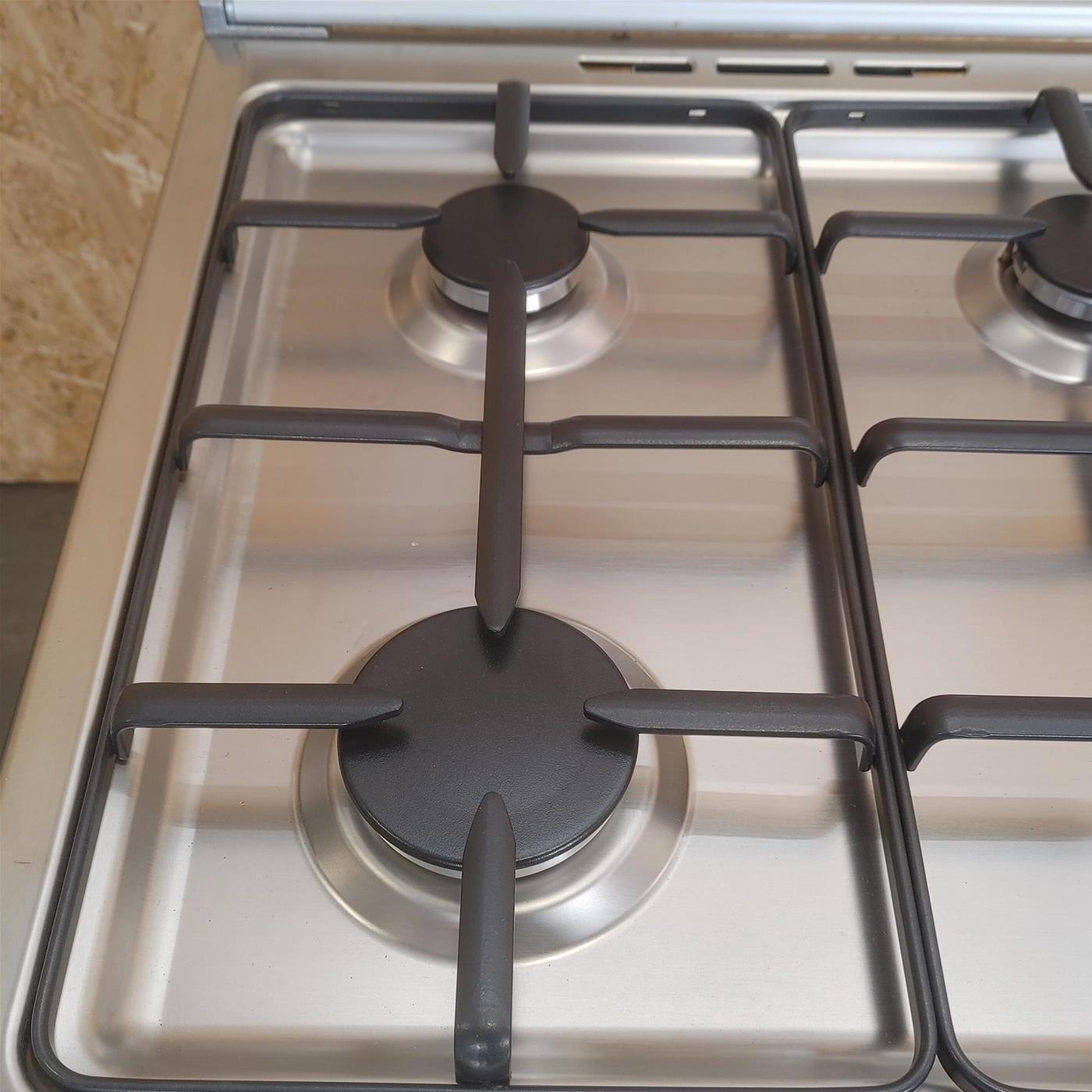 Bertazzoni La Germania Futura FTR664EXV cucina Cucina a libera installazione Elettrico Gas Nero, Acciaio inossidabile