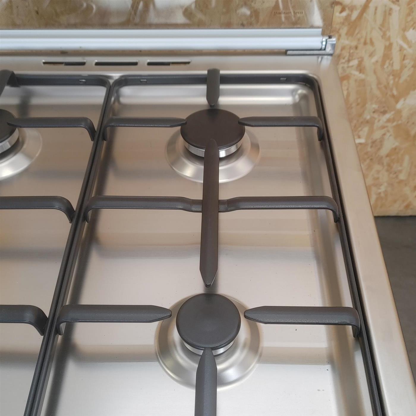 Bertazzoni La Germania Futura FTR664EXV cucina Cucina a libera installazione Elettrico Gas Nero, Acciaio inossidabile