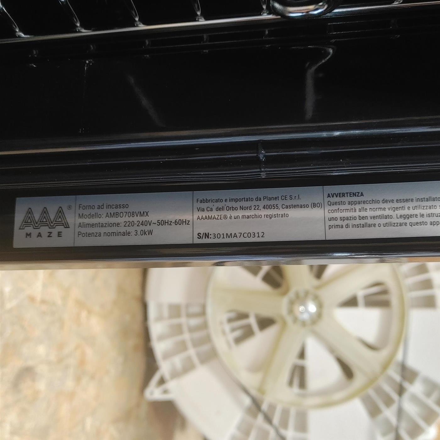Forno elettrico AAAmaze AMBO708VMX