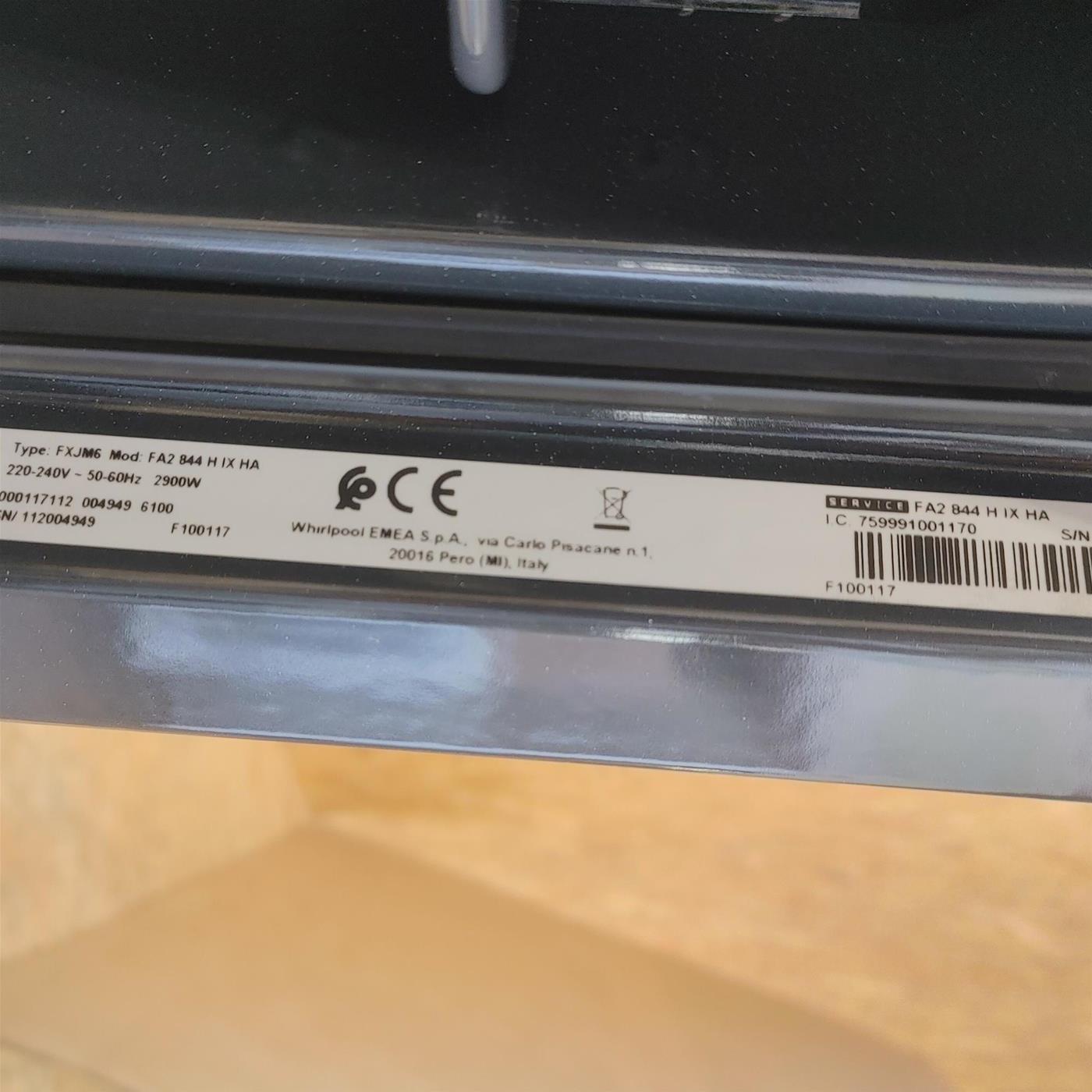 Hotpoint FA2 841 C IX HA 71 L 3600 W A+ Nero, Acciaio inossidabile