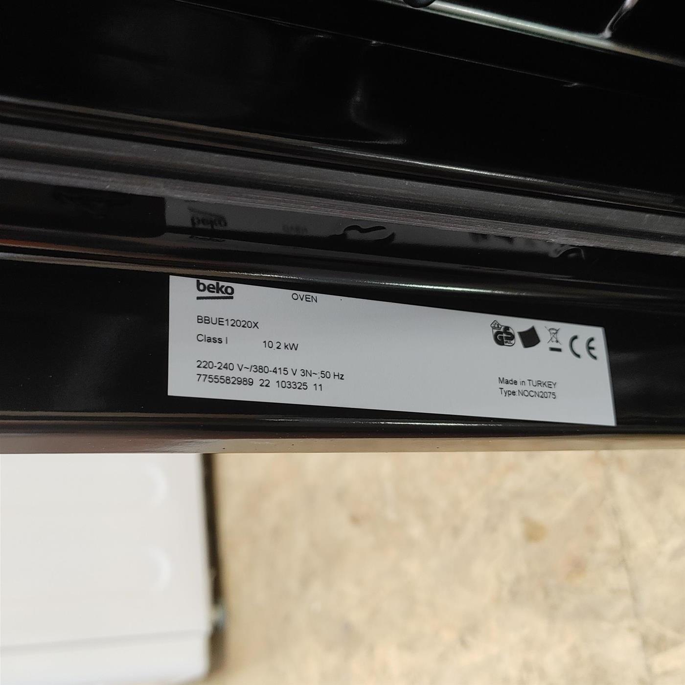 Beko BBUE12020X set di elettrodomestici Forno e Piano cottura in vetroceramica