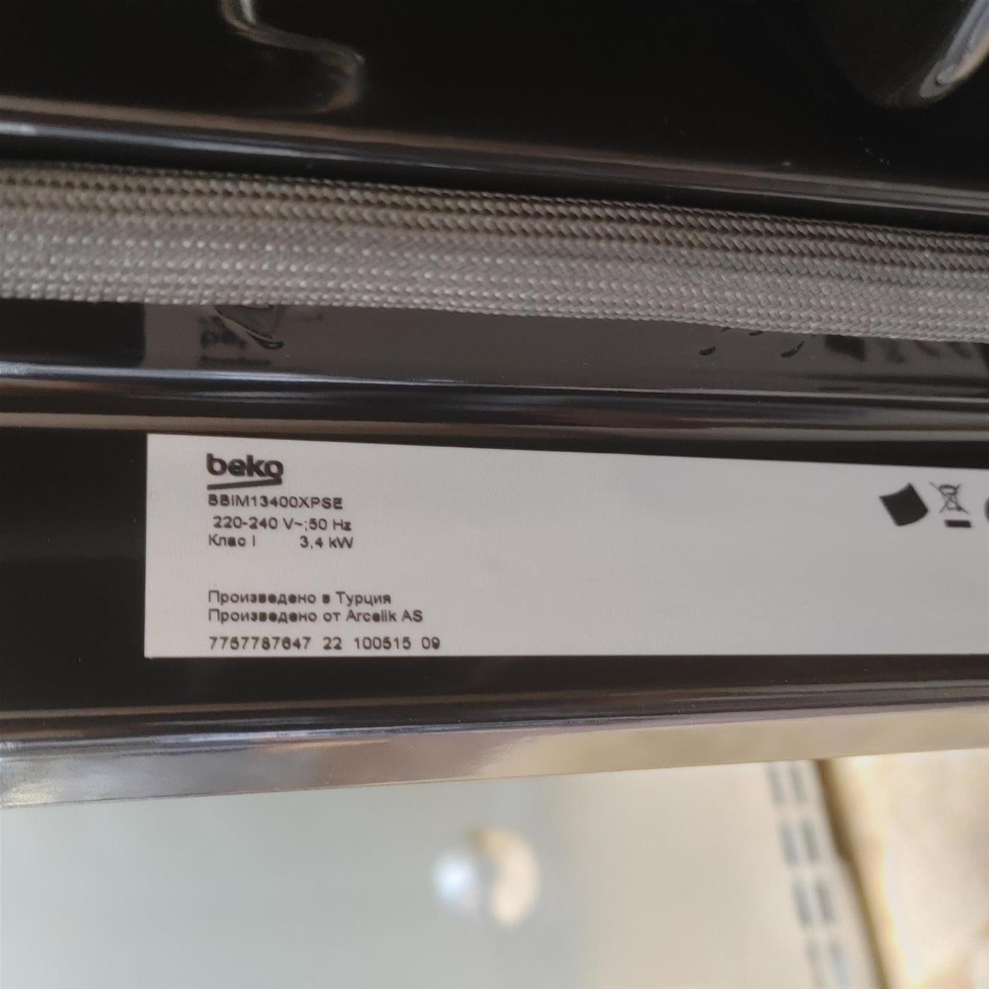 Forno Beko BBIM13400XPSW 72 L A+ Nero, Acciaio inossidabile