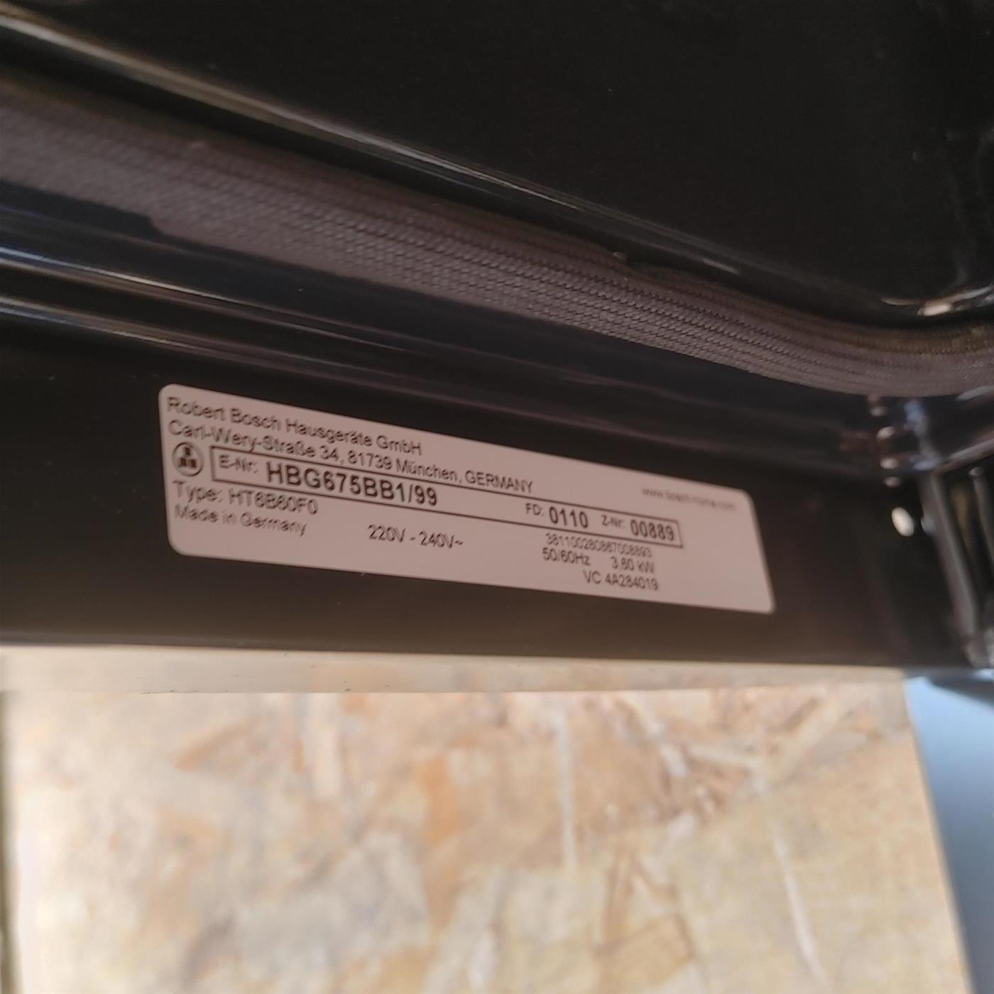 Bosch HBG675BB1 forno 71 L A+ Nero