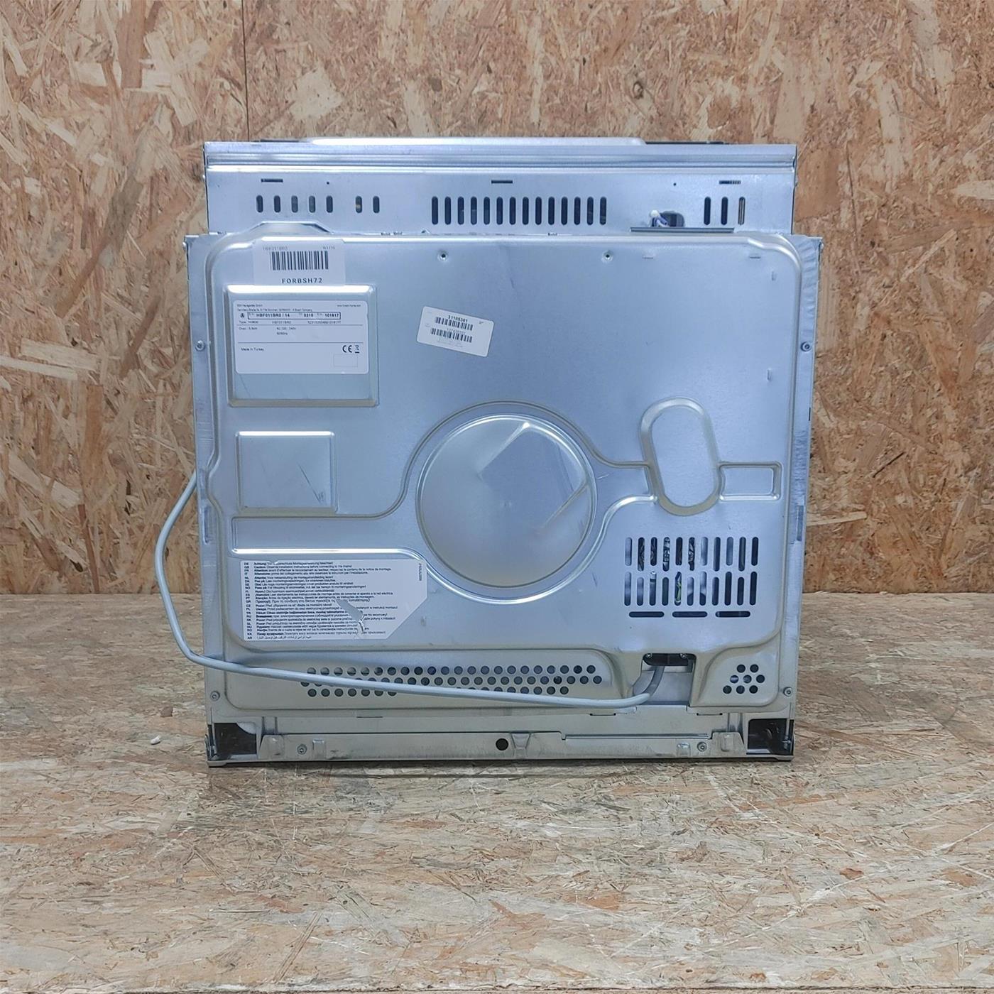 Bosch Serie 2 HBF011BR0 forno 66 L 3300 W Nero, Acciaio inox