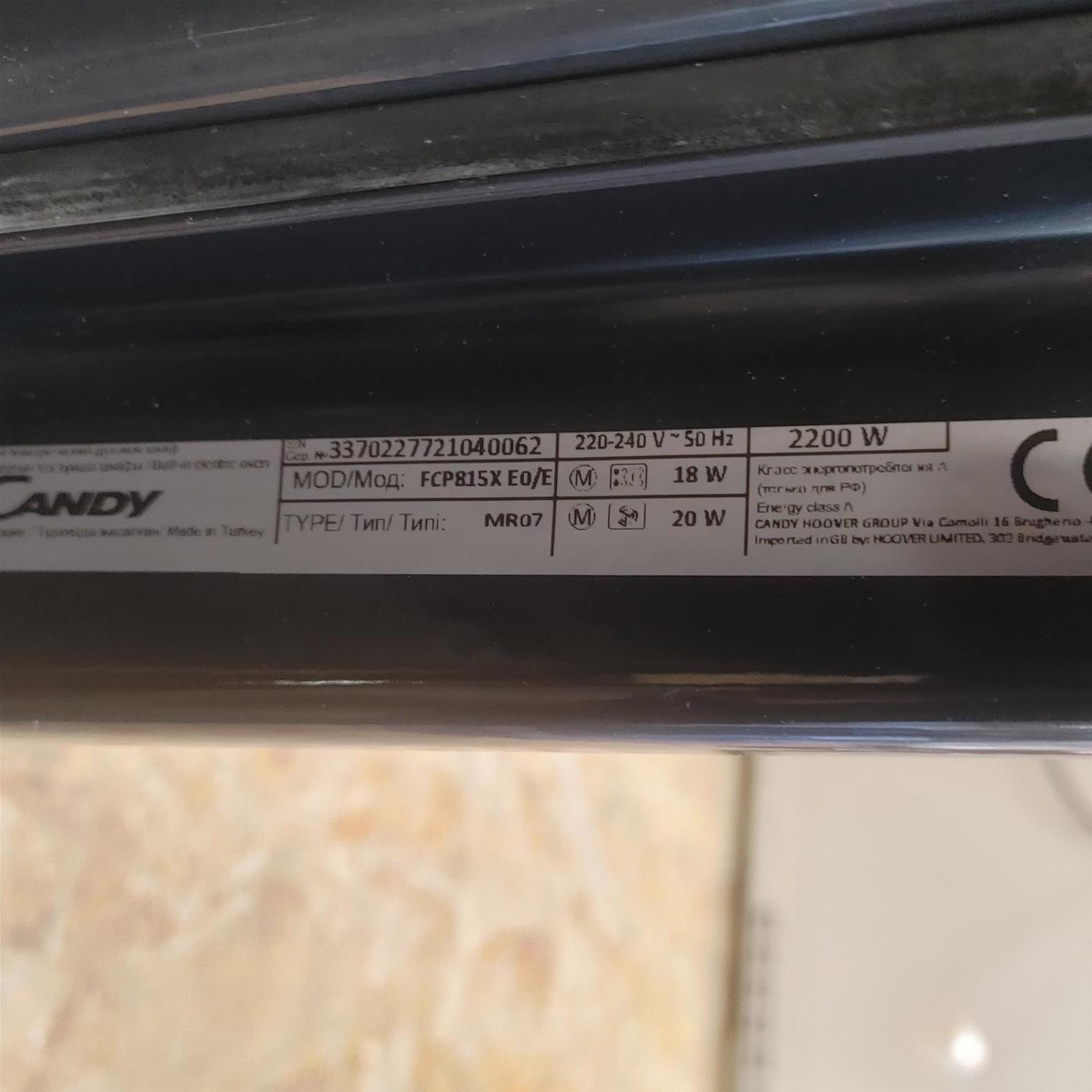 Forno elettrico Candy Moderna FCP815X E0/E 70 L