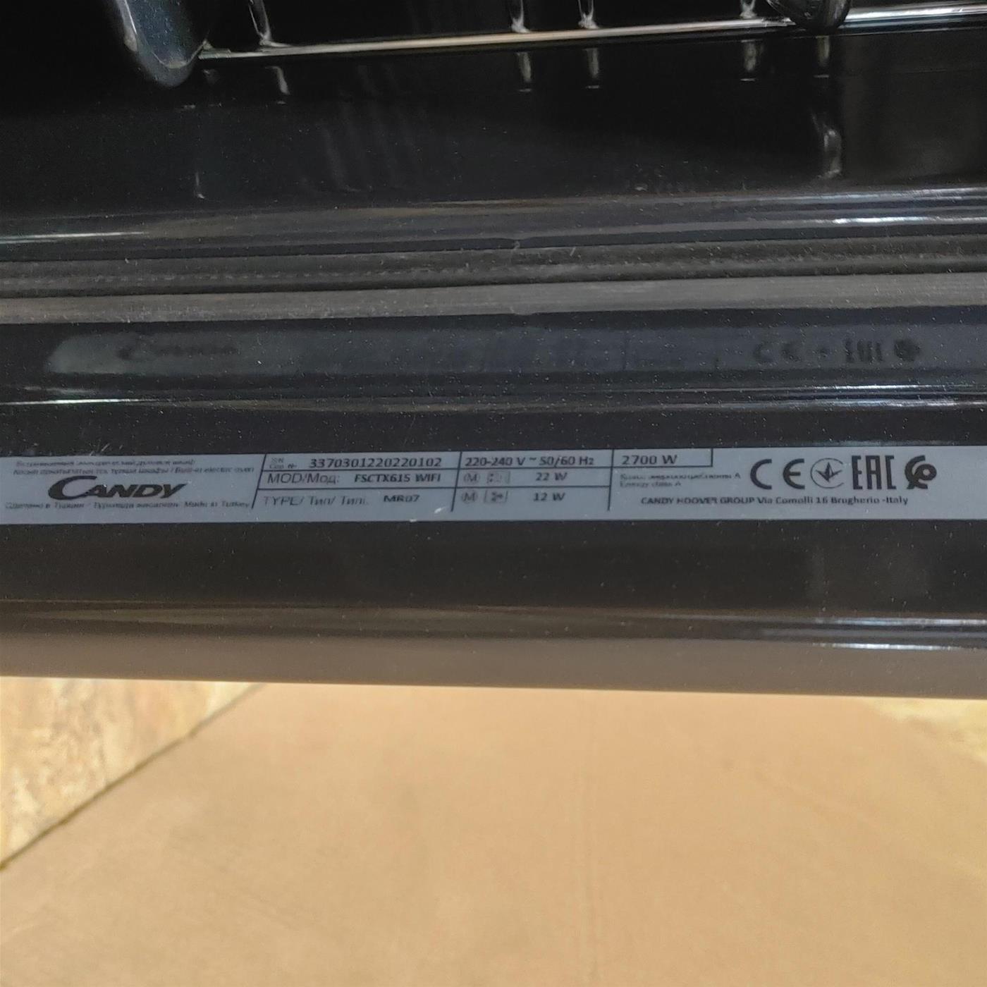 Candy Smart Steam FSCTX615 WIFI 70 LA Acciaio inox