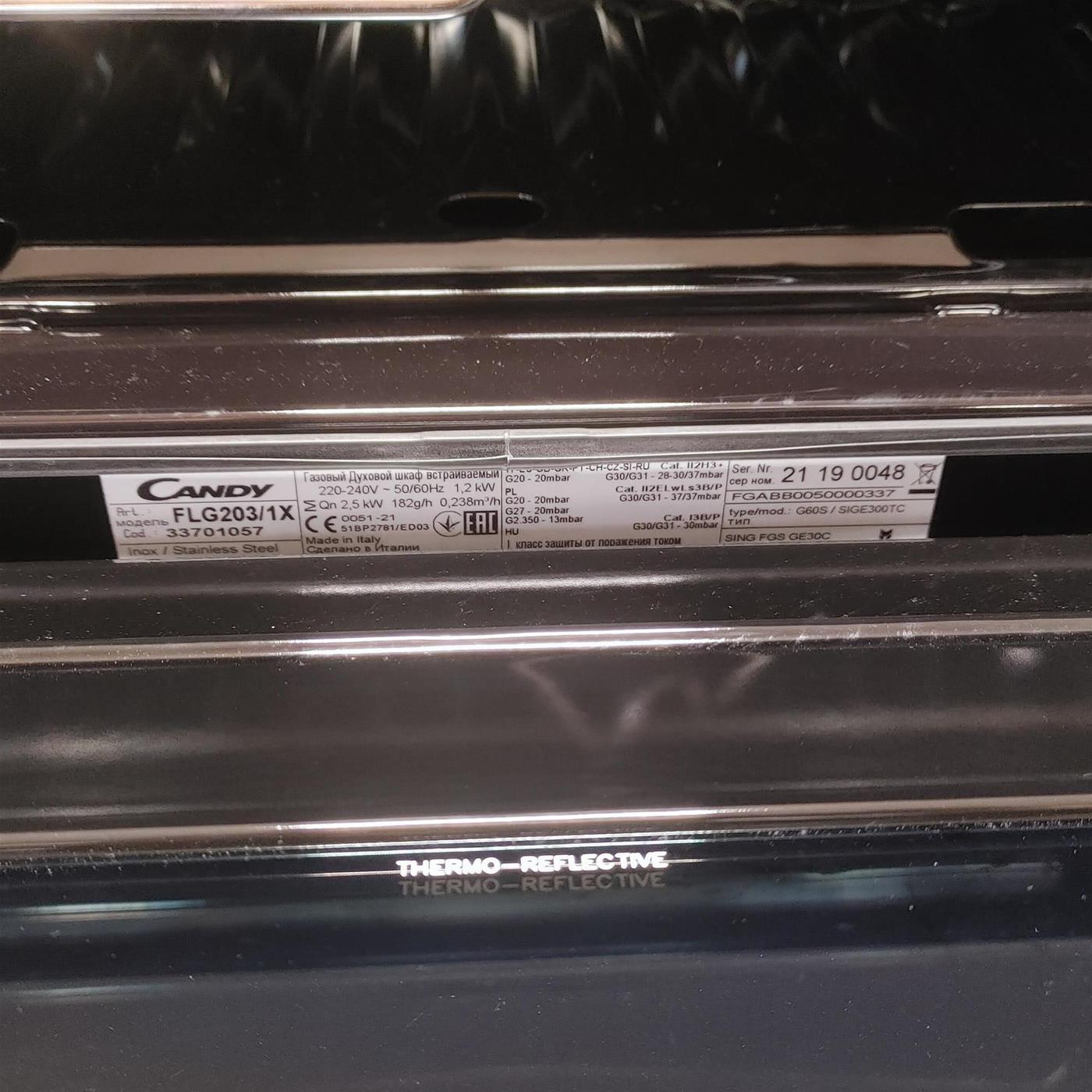 Candy POP EVO FLG203/1X 55 L A+ Acciaio