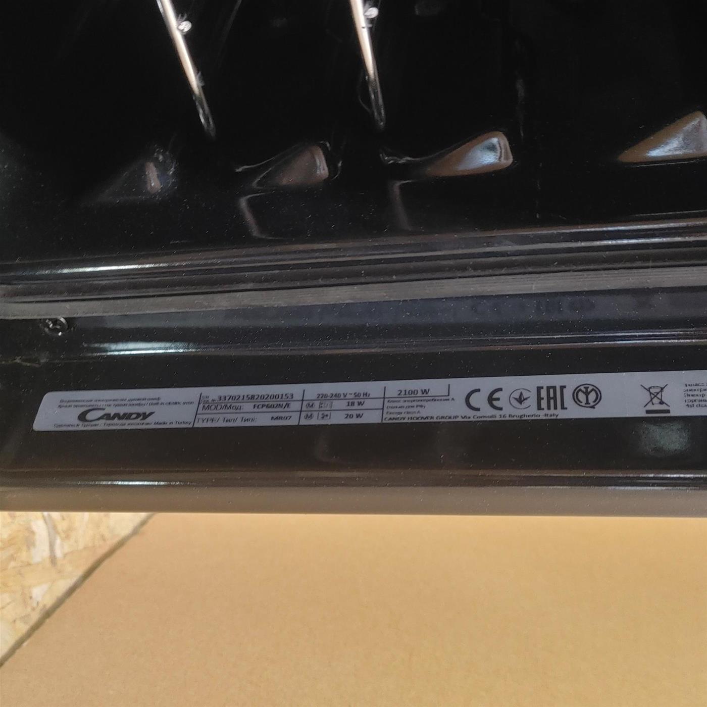 Candy POP EVO FCP602N/E 65 L A+ Nero