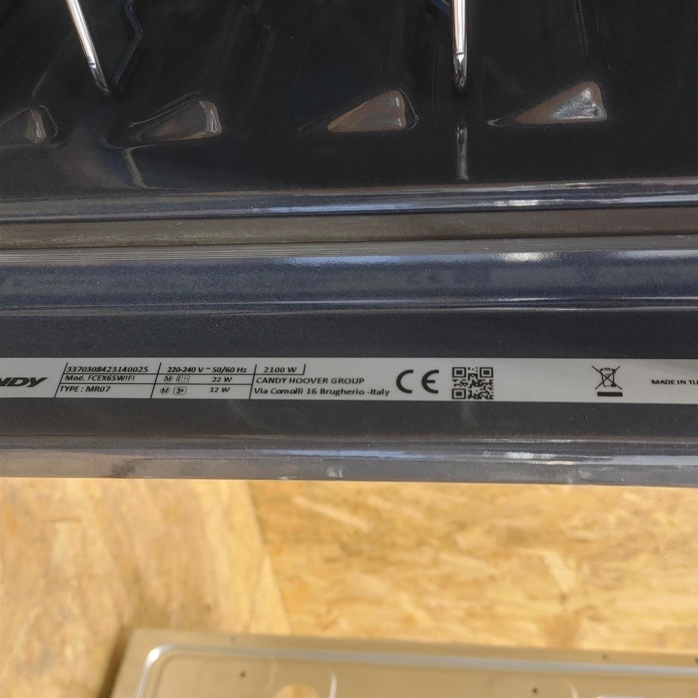 Candy Timeless FCEX65WIFI 65 L A+ Acciaio inossidabile