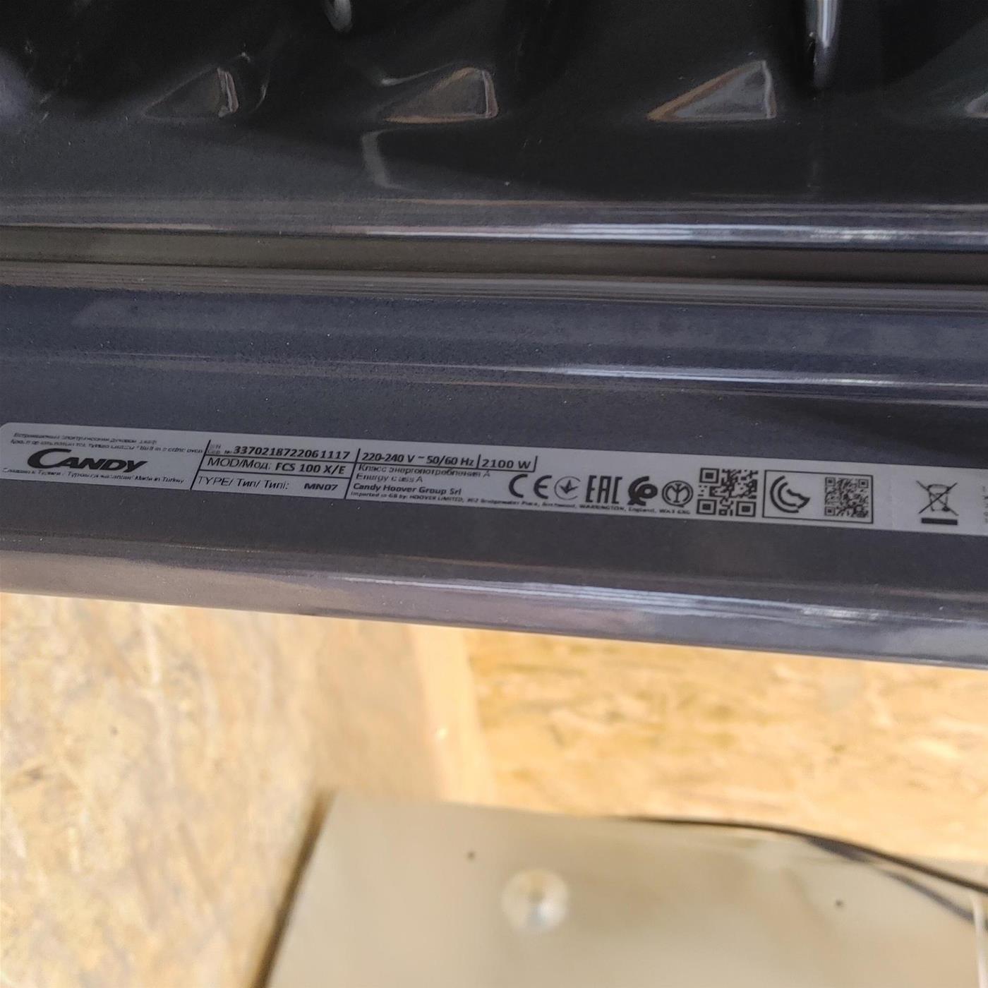 Candy Smart FCS 100 X/E 70 L A Acciaio inossidabile