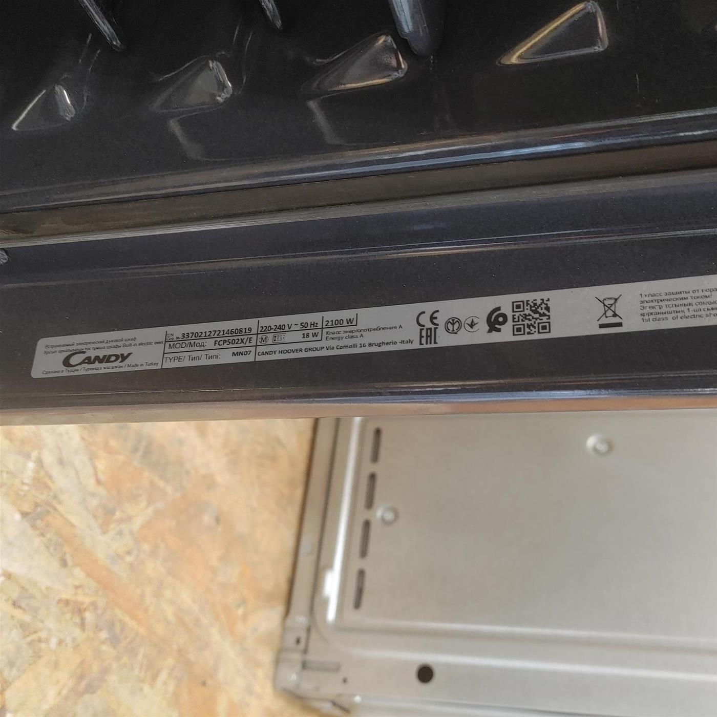 Candy POP EVO FCP502X/E 65 LA Acciaio inossidabile