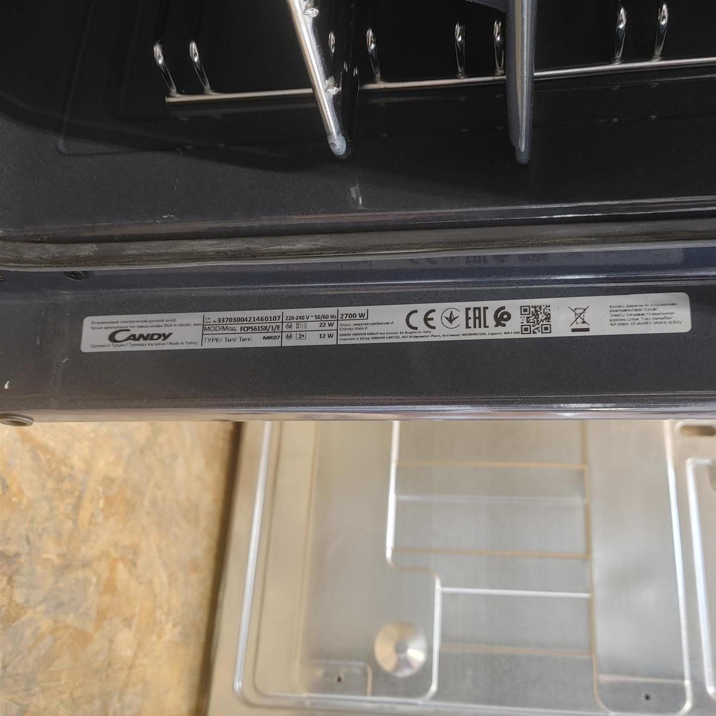 Candy Smart Steam FCPS615X 70 LA Acciaio inossidabile