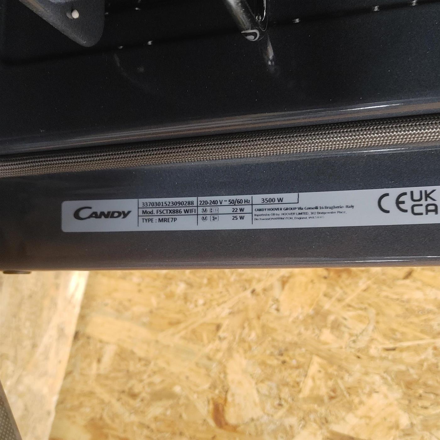 Candy Smart Steam FSCTX886 WIFI 70 LA Acciaio inossidabile