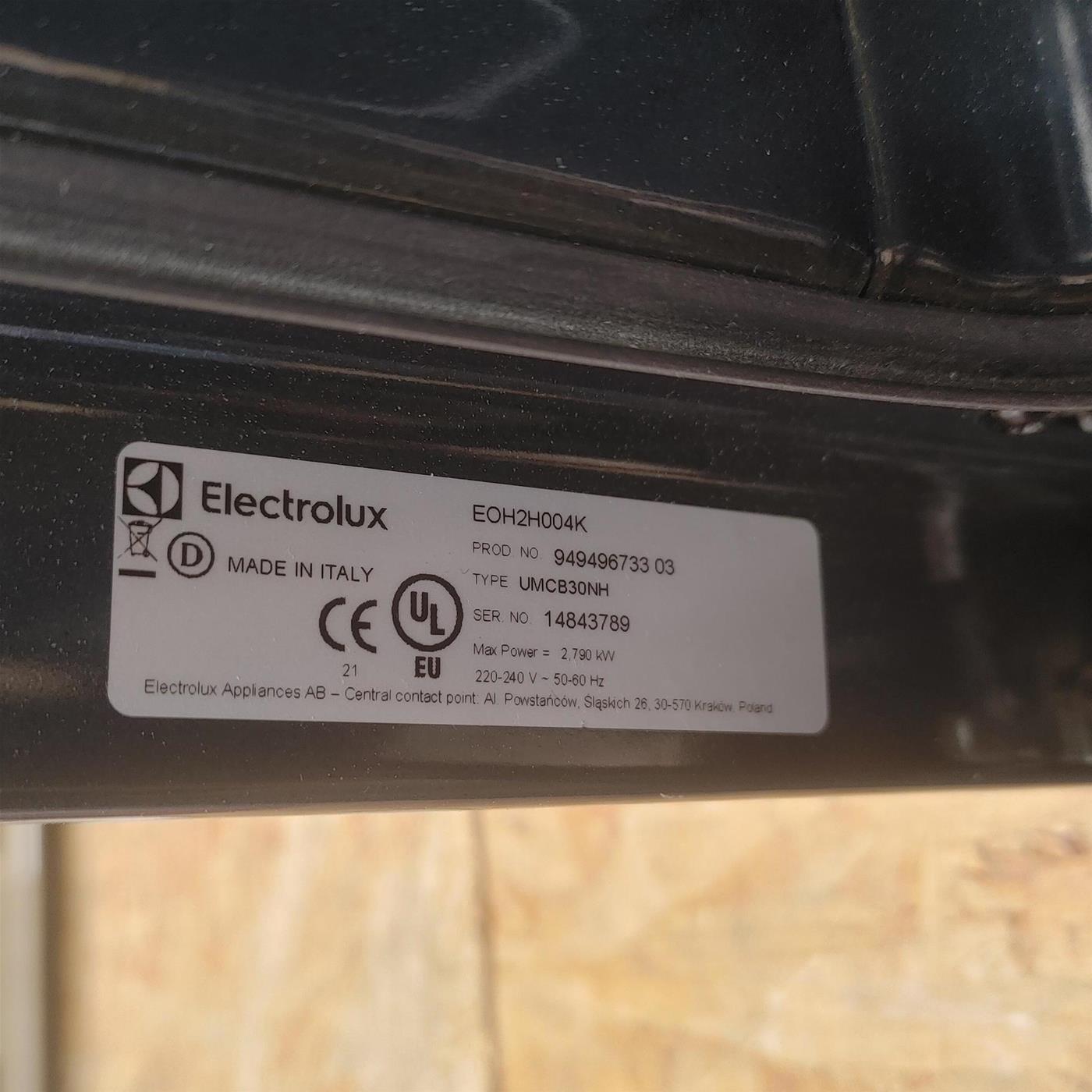 Forno Electrolux EOH2H004K 68 L 2790 WA Nero