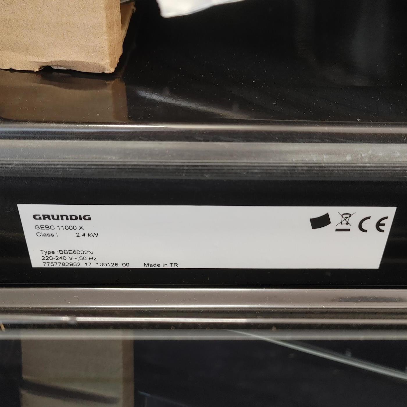 Grundig GEBC11000X forno statico con ventilazione tangenziale