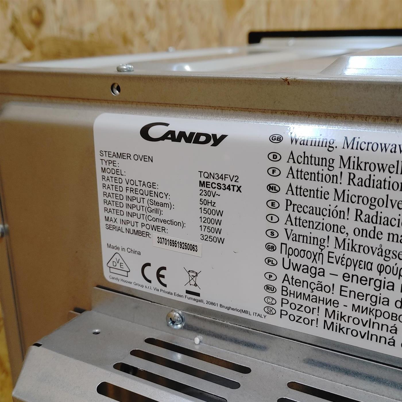 Forno elettrico Candy Elite MECS34TX