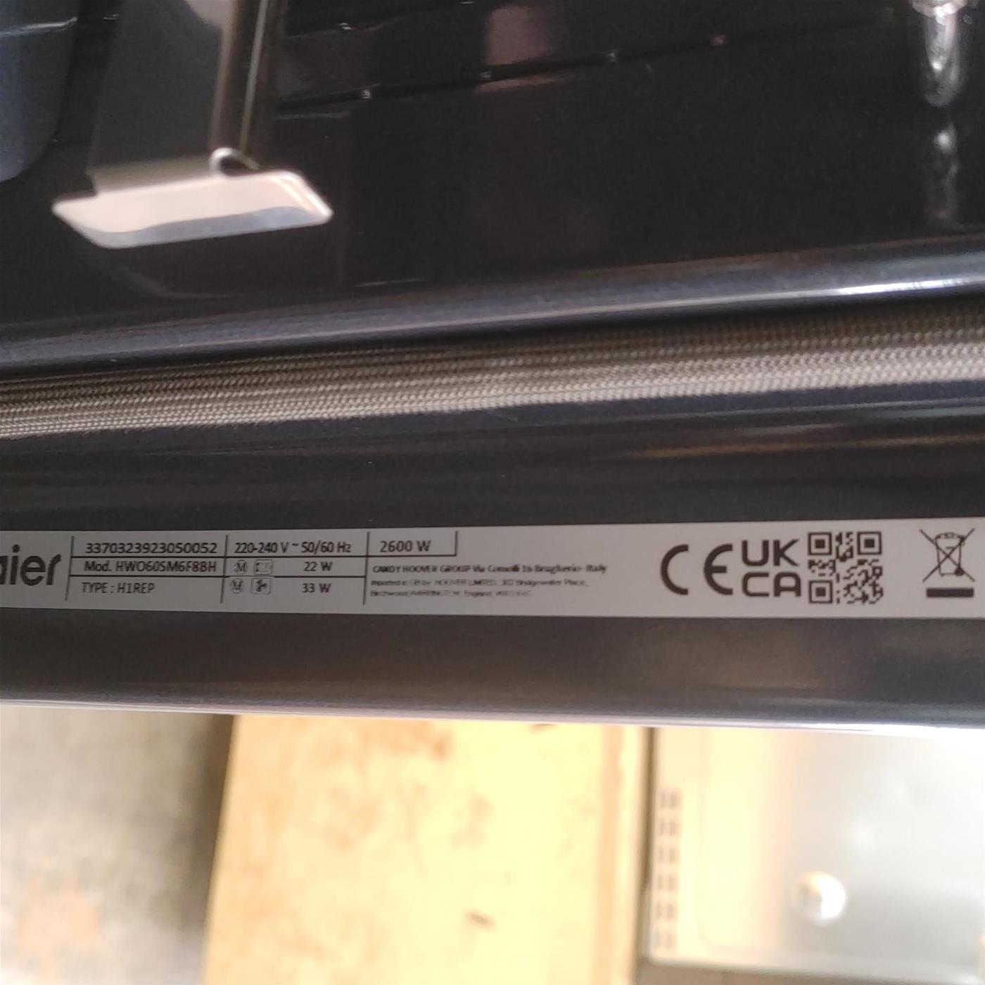Haier I-Turn Serie 6 HWO60SM6F8BH A+ Nero