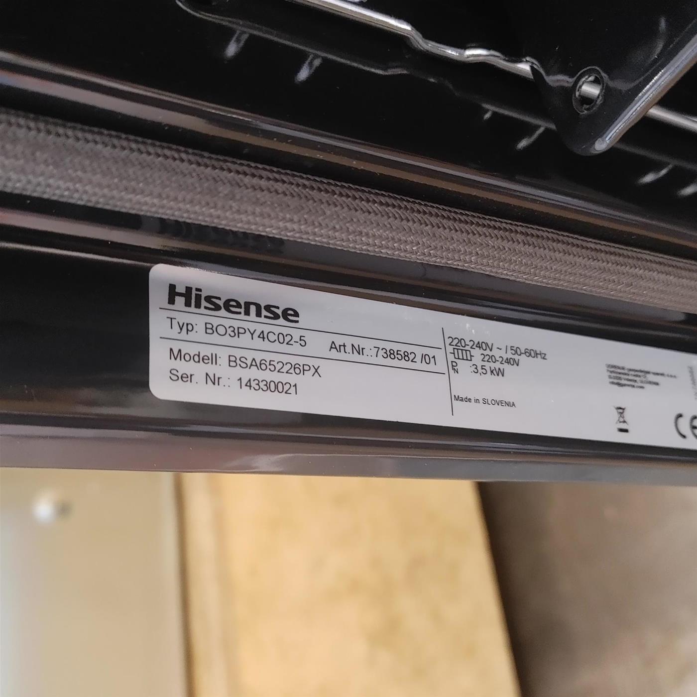 Forno Hisense BSA65226PX 77 L 3600 W A+ Acciaio inox