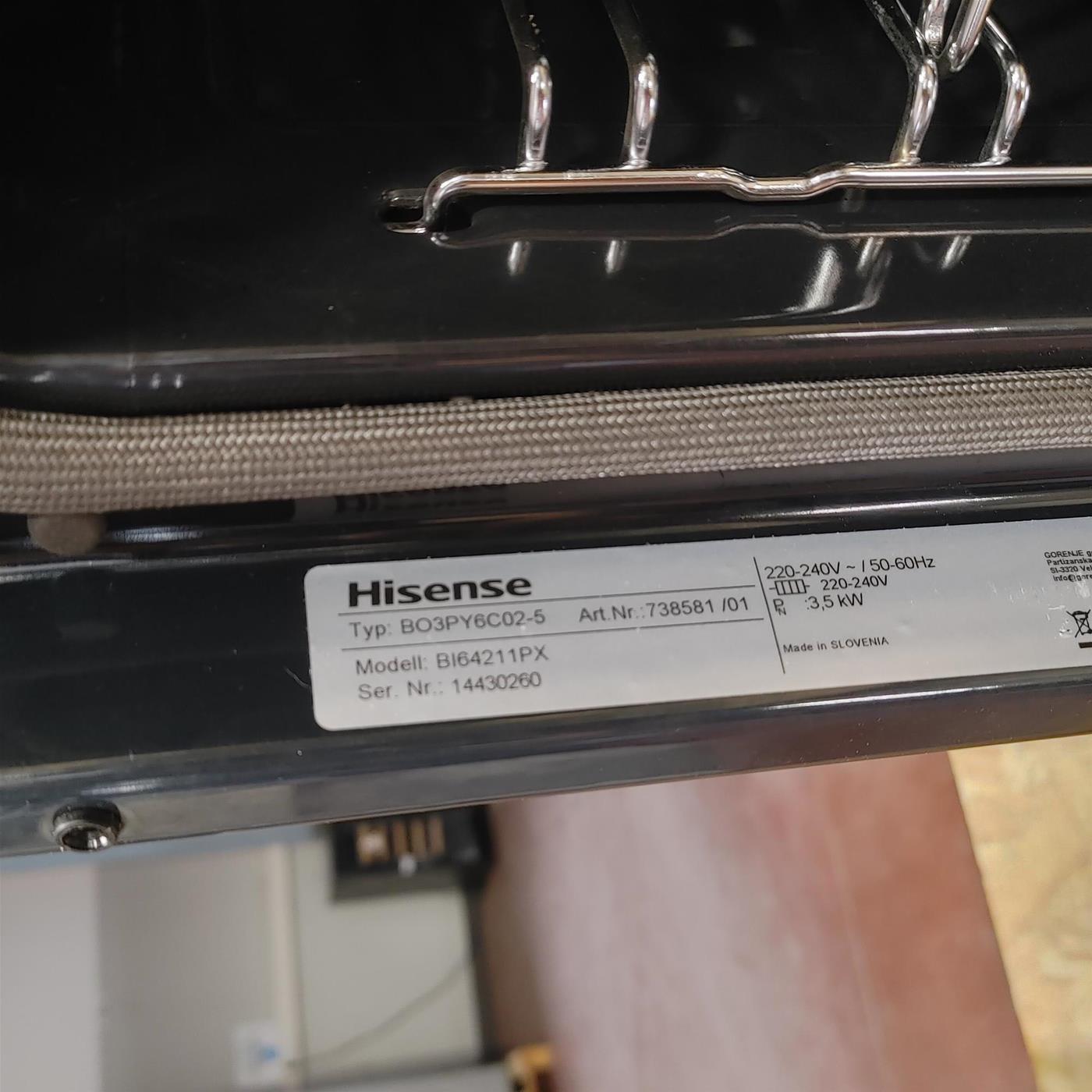 Hisense BI64211PX forno 77 L 3500 W A+ Acciaio inossidabile