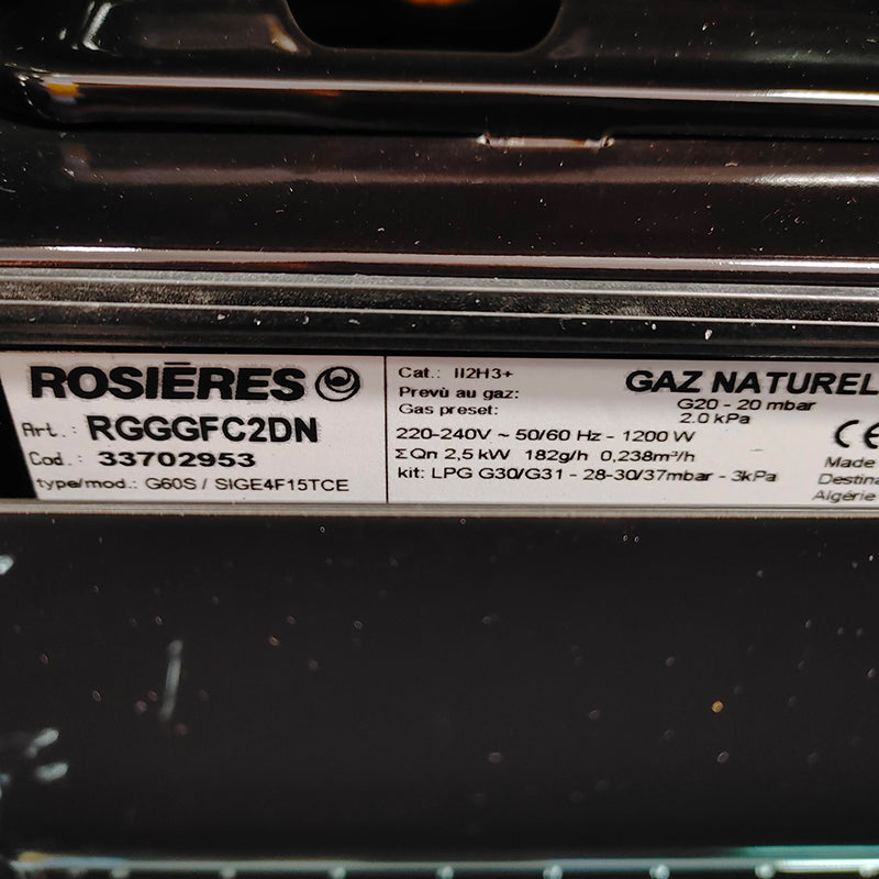 Forno a gas Rosieres RGGGFC2DN