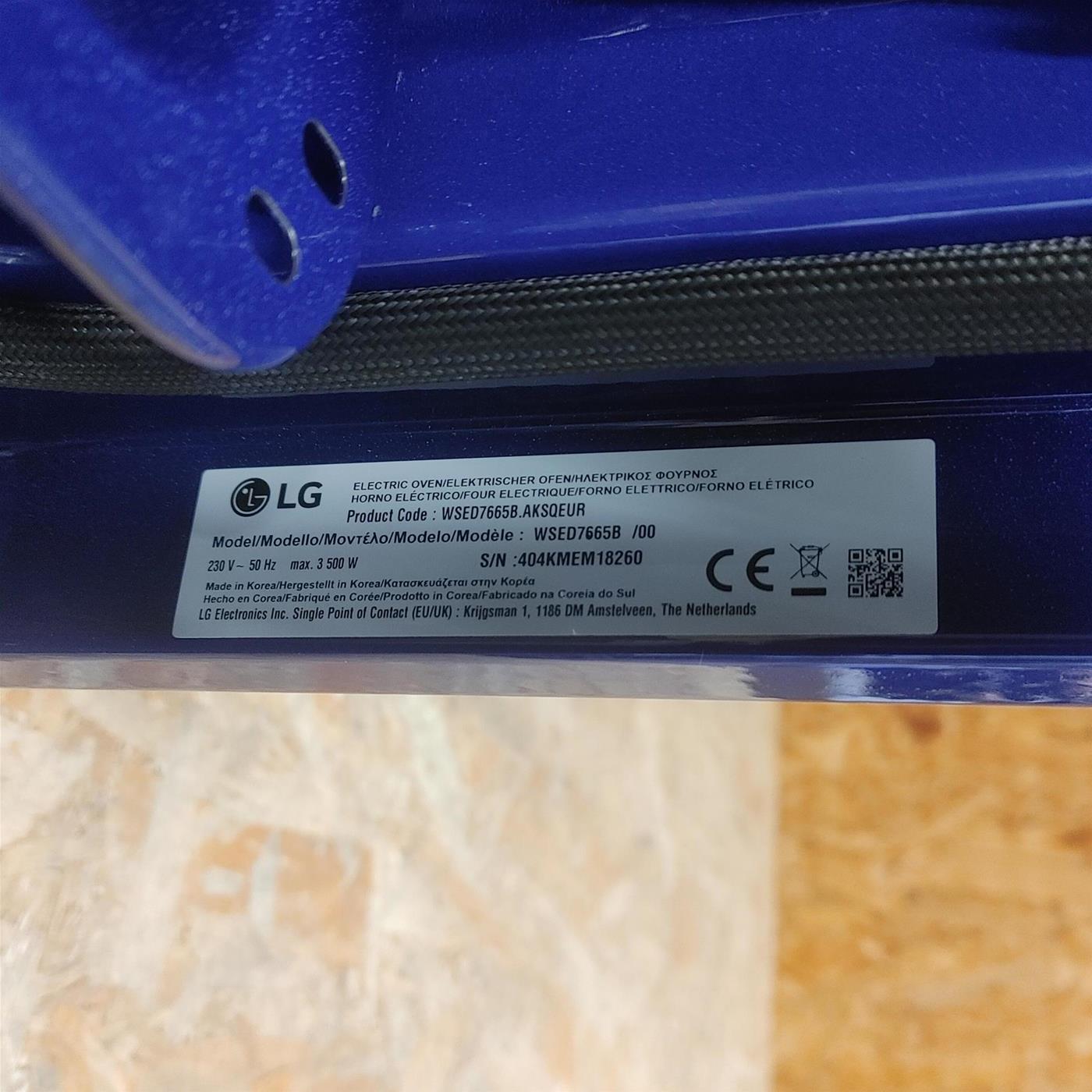 Forno LG WSED7665B 76 L Nero, Grigio