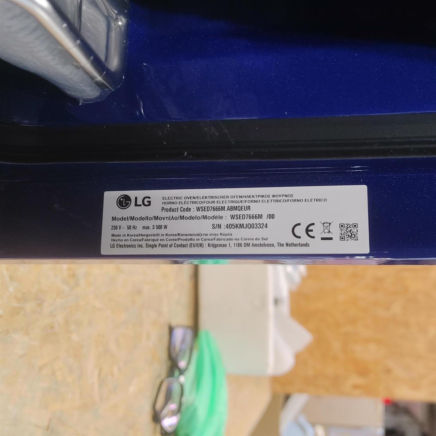 Forno LG WSED7666M/00 , 100% vapore InstaView | 76L Classe A++