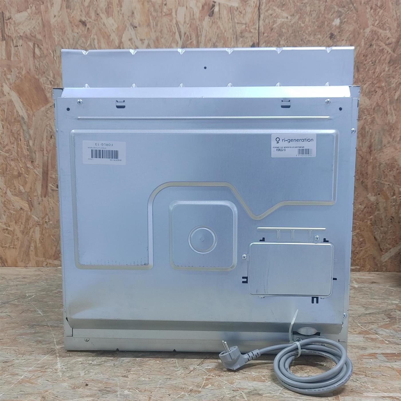 LG WSED7612S 76 L A+ Nero, Acciaio inossidabile